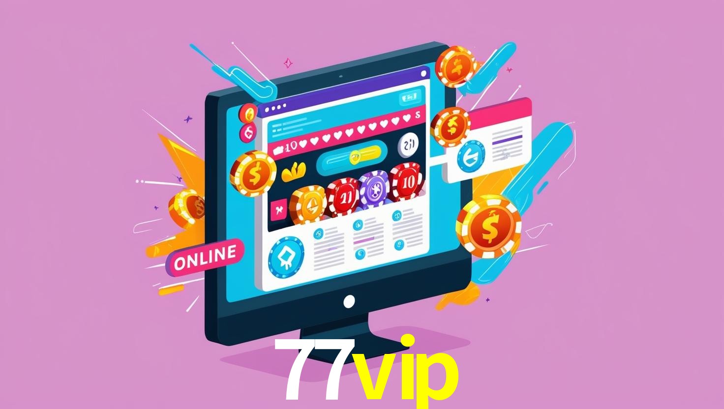 Slots no Site 77VIP.COM
